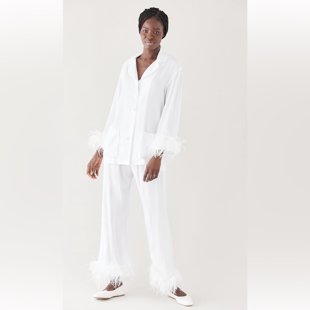 Sleeper Pajama Set with Feathers